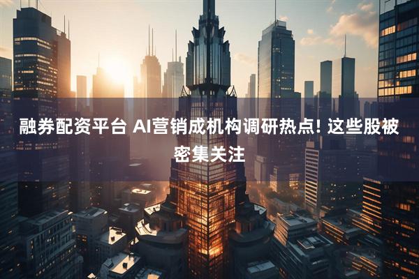 融券配资平台 AI营销成机构调研热点! 这些股被密集关注