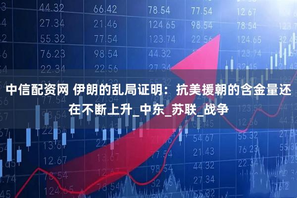 中信配资网 伊朗的乱局证明：抗美援朝的含金量还在不断上升_中东_苏联_战争